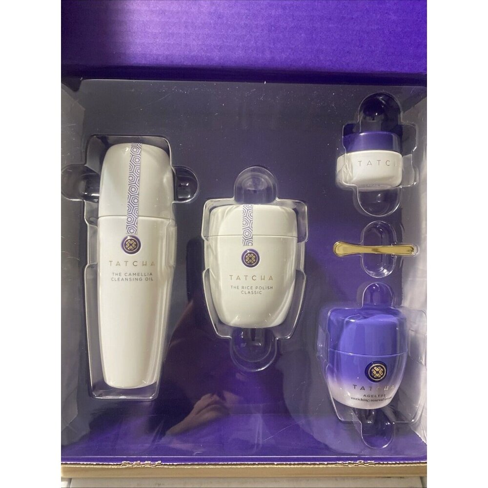 New Tatcha Skin Revitalizing 4-Step Ritual Set NEW